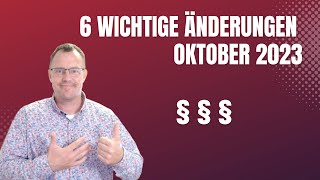 Rentner aufgepasst 6 wichtige Änderungen im Monat Oktober 2023 [upl. by Mcgray955]