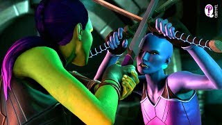 Gamora vs Nebula  Marvel’s Guardians of the Galaxy cutscene [upl. by Nicolau560]