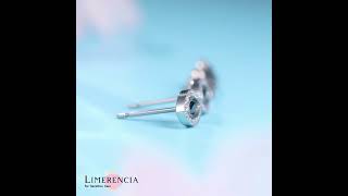 Limerencia Pure Titanium Hypoallergenic Earrings Evil Eye CZ Cluster [upl. by Sal]