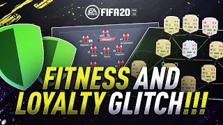 NEW FITNESS GLITCH  HOW TO GET LOYALTY FAST  FIFA 20 Ultimate Team [upl. by Aracot]