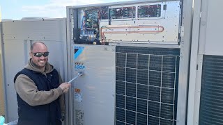 installing a DAIKIN VRV systempt2 [upl. by Assirehs186]