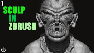 Zbrush character modelingZbrush character sculpting tutorialzbrush character timelapsecharacter [upl. by Adriaens]