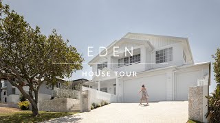 Modern Hamptons Style Informs the Aesthetic Enthusiasm for Eden House  House Tour [upl. by Eilsek585]