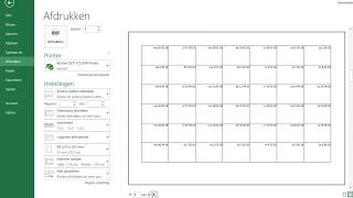 2 Excel Eenvoudige Kalender Met Herhalende Weken Per Maand  Maand Per Blad [upl. by Yecart141]