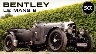 BENTLEY LE MANS 8 EIGHT 65 Short Chassis 1948  Blower  Modest test drive  Engine sound  SCC TV [upl. by Anitroc]