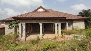 GHC570000  5 Bedroom Uncompleted Building For Sale In Kumasi SantasiApire  House Tour [upl. by Haran]