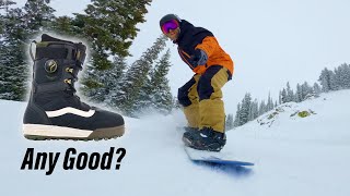 Are these snowboard boots worth THE HYPE   Vans Infuse Review [upl. by Amalie505]