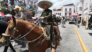 Cabalgata Sábado de gloria 2023 Ojocaliente Zac [upl. by Nanete328]