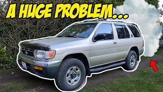 This Nissan Pathfinder Wont Stop SmokingIs It a Blown Head Gasket [upl. by Kciredec125]