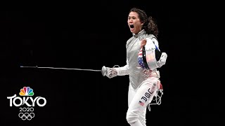 Lee Kiefer wins USAs firstever gold medal in individual foil  Tokyo Olympics  NBC Sports [upl. by Cami904]