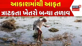 Viramgam News  વિરમગામમાં આકાશમાંથી આફત ત્રાટકતા ખેતરો બન્યા તળાવ  Heavy Rain  Monsoon Update [upl. by Henderson895]