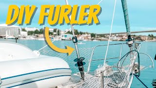 Sail Boat DIY furling system build [upl. by Buskus]