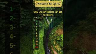 Synonym Quiz generalknowledgequestions doyouknow quizchallenge quizquestions quizoftheday dyk [upl. by Atteras517]