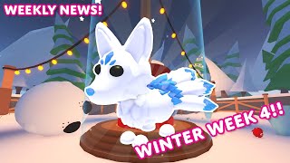 🧊 GLACIER KITSUNE 🦊 New Minigame 🗞️ Weekly News🎄Adopt Me on Roblox [upl. by Aan]