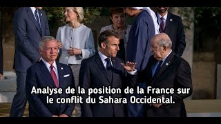 Analyse de la position de la France sur le conflit du Sahara Occidental [upl. by Bakeman]