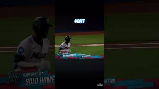 Jesus Sanchez Hits a home run 480FT aka the farthest home run this season [upl. by Odrawde]