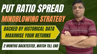 Ratio Put Spread Backed By Historical Data Excellent Strategy [upl. by Worl]