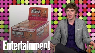 Bates Motel Freddie Highmore Reveals The Last Time He Cried  Entertainment Weekly [upl. by Benjie952]