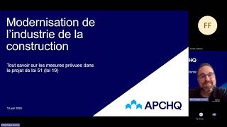 Modernisation de l’industrie de la construction Loi 19 tout savoir sur les mesures applicables [upl. by Cherie732]