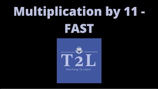 COOL TRICK FOR UIL NUMBER SENSE Multiplication by 11 real fast in your head [upl. by Tsnre]