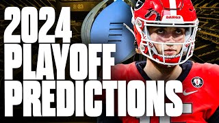 2024 College Football Playoff Predictions  Is Ohio State vs Georgia A LOCK [upl. by Iznyl]