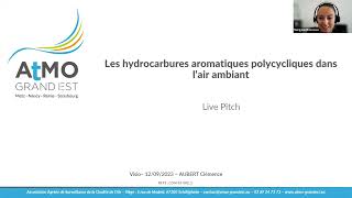 Live Pitch  Les Hydrocarbures Aromatiques Polycycliques [upl. by Enenaej]