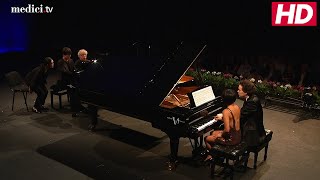 Verbier Festival 25th Anniversary Gala  Smetana Sonata for two pianos 8 hands [upl. by Moffit]