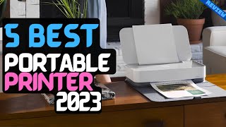 Best Portable Printer of 2023  The 5 Best Portable Printers Review [upl. by Aleb]