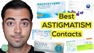 Best Contact Lenses for Astigmatism  Best Toric Contact Lenses [upl. by Lyrrad765]