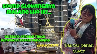 GLOWINGnya malang bolo BLIZZARD ATRAKSI JUMPING TRUCK di finishpenonton kompak siu ronaldo [upl. by Romilda]