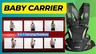 6 IN 1 BABY CARRIER  LUVLAP COMFY PLUS BABY CARRIER  Mommy Talkies [upl. by Noraha]