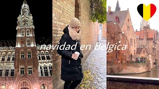 NAVIDAD EN BRUSELAS Y BRUJAS  Vlog viaje 🎄 [upl. by Carrillo]