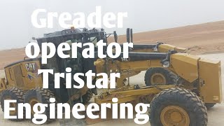 Greader opreting work Alain project Tristar Engineering company Abu Dhabi [upl. by Aremaj365]