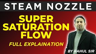 supersaturated flow in nozzle  supersaturation  metastable statethermodynamics rahul kothiyal sir [upl. by Chemar]