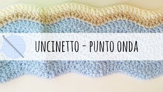 Tutorial uncinetto  come fare una copertina a punto onda [upl. by Letsirhc811]