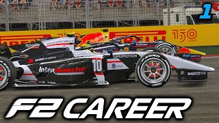 F2 2022 Career Mode POURCHAIRES ROAD TO F1  Bahrain Sprint Race [upl. by Noscire]