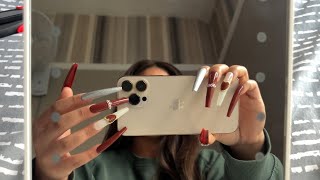 ASMR iPhone Tapping amp Scratching On Different Phone Cases [upl. by Ominorej]