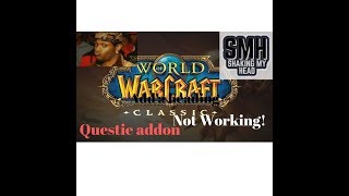 WOW Classic Questie addon not working easyquick fix [upl. by Orimar303]