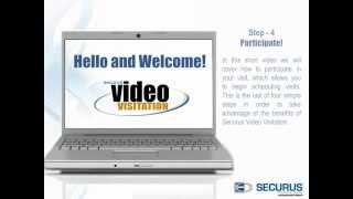 Securus Video Visitation Step 4 Participate in a visit [upl. by Shaff]