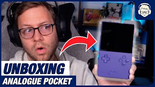 O MELHOR EMULADOR DE JOGOS RETRÔ ANALOGUE POCKET  Unboxing [upl. by Noslen]