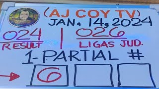 024 RESULT026 LIGAS1 PARTIAL NUMBER JAN 142024 [upl. by Anuska]