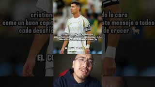 Admirable cristiano Ronaldo manda un mensaje 😲 cristianoronaldo alnassr arabia cr7 [upl. by Darach]