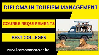 Diploma in Tourism Management Course Requirements  Marketable Diploma Courses [upl. by Evita]