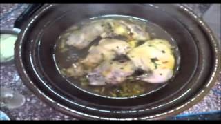 tajine au lapin httpwwwlecouscousmarocaincom [upl. by Ayihsa381]