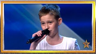 ¡Dale UNA PALABRA y este niño te RAPEA una canción  Audiciones 8  Got Talent España 2019 [upl. by Amando]