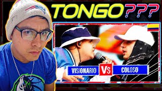 VISIONARIO👁️MVP🎤🔥 vs COLOSO🗿RED BULL🐔 COLOMBIA🇨🇴 REACCIÓN en VIVO🤯 [upl. by Hseham225]