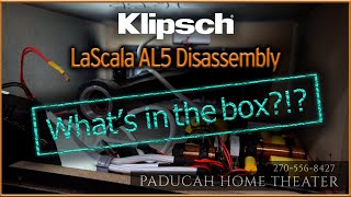 Whats in the box  Klipsch LaScala AL5 Disassembly [upl. by Dareece622]