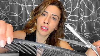 ASMR FAST HAIRCUT and COMPLETE HAIR SALON EXPERIENCE ✂️ [upl. by Behm936]