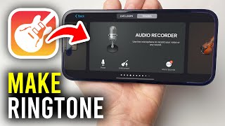 How To Make A Ringtone On iPhone With GarageBand  Full Guide [upl. by Ahsuas]