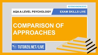 ALevel Psychology  Exam Skills Live  Comparisons of Approaches [upl. by Hannover]